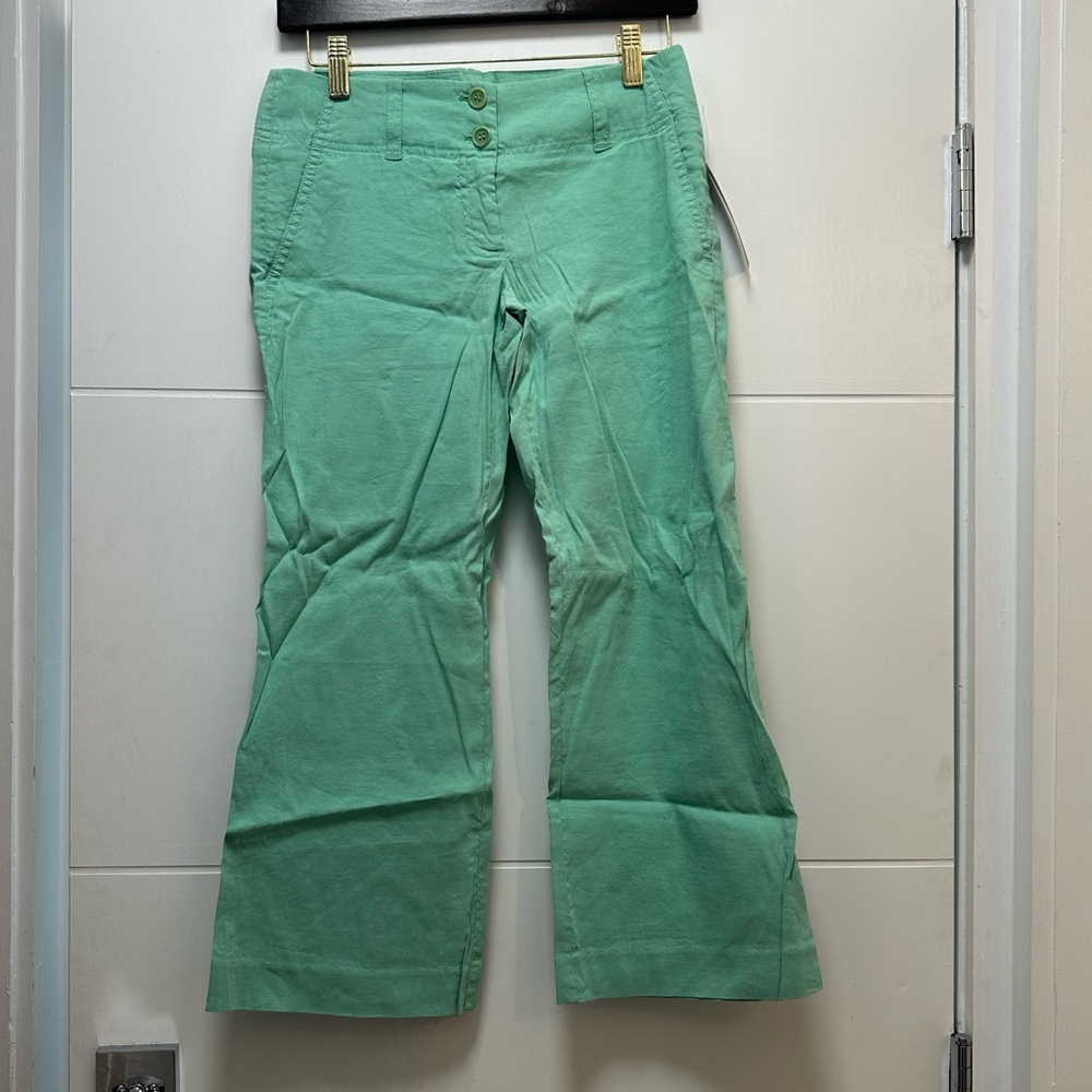 Theory Mint Green Trousers